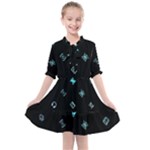 Noice, Dark, Gamer, Games, Gaming, Logo Kids  All Frills Chiffon Dress