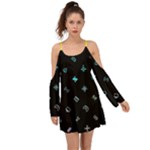 Noice, Dark, Gamer, Games, Gaming, Logo Boho Dress