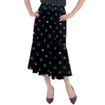 Noice, Dark, Gamer, Games, Gaming, Logo Midi Mermaid Skirt