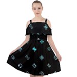 Noice, Dark, Gamer, Games, Gaming, Logo Cut Out Shoulders Dress