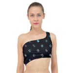 Noice, Dark, Gamer, Games, Gaming, Logo Spliced Up Bikini Top 