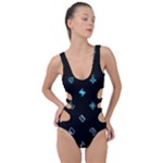 Noice, Dark, Gamer, Games, Gaming, Logo Side Cut Out Swimsuit