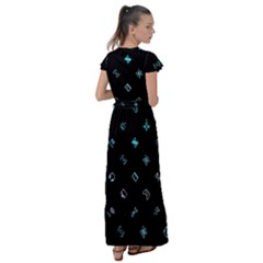 Flutter Sleeve Maxi Dress 