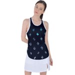 Noice, Dark, Gamer, Games, Gaming, Logo Racer Back Mesh Tank Top