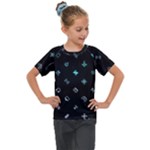 Noice, Dark, Gamer, Games, Gaming, Logo Kids  Mesh Piece T-Shirt