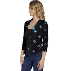 Women s Casual 3/4 Sleeve Spring Jacket 