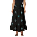 Noice, Dark, Gamer, Games, Gaming, Logo Tiered Ruffle Maxi Skirt