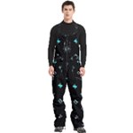 Noice, Dark, Gamer, Games, Gaming, Logo Men s Front Zip Ski And Snowboard Bib Pants