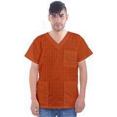 Men s V-Neck Scrub Top 