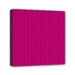 Purple Lego Texture Macro, Purple Dots Background Mini Canvas 6  x 6  (Stretched)