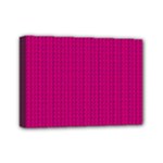 Purple Lego Texture Macro, Purple Dots Background Mini Canvas 7  x 5  (Stretched)