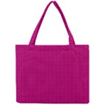 Purple Lego Texture Macro, Purple Dots Background Mini Tote Bag