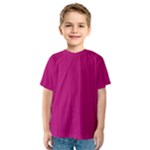 Purple Lego Texture Macro, Purple Dots Background Kids  Sport Mesh T-Shirt