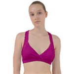 Purple Lego Texture Macro, Purple Dots Background Sweetheart Sports Bra