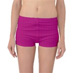 Purple Lego Texture Macro, Purple Dots Background Reversible Boyleg Bikini Bottoms