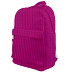 Purple Lego Texture Macro, Purple Dots Background Classic Backpack