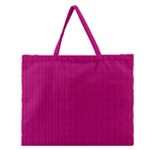 Purple Lego Texture Macro, Purple Dots Background Zipper Large Tote Bag