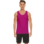 Purple Lego Texture Macro, Purple Dots Background Men s Wide Collar Tank Top