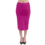 Purple Lego Texture Macro, Purple Dots Background Midi Pencil Skirt