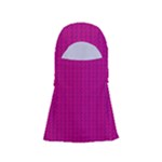 Purple Lego Texture Macro, Purple Dots Background Adjustable Balaclava Face Mask