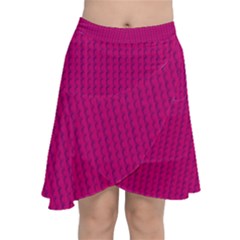 Chiffon Wrap Front Skirt 