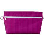 Purple Lego Texture Macro, Purple Dots Background Handbag Organizer