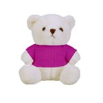 Purple Lego Texture Macro, Purple Dots Background Full Print Tee for Cuddly Teddy Bear