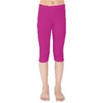 Purple Lego Texture Macro, Purple Dots Background Kids  Capri Leggings 