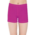 Purple Lego Texture Macro, Purple Dots Background Kids  Sports Shorts