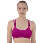 Purple Lego Texture Macro, Purple Dots Background Line Them Up Sports Bra