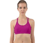 Purple Lego Texture Macro, Purple Dots Background Back Web Sports Bra