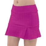 Purple Lego Texture Macro, Purple Dots Background Classic Tennis Skirt