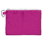 Purple Lego Texture Macro, Purple Dots Background Canvas Cosmetic Bag (XL)