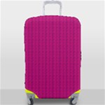 Purple Lego Texture Macro, Purple Dots Background Luggage Cover (Large)