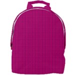 Purple Lego Texture Macro, Purple Dots Background Mini Full Print Backpack