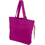 Purple Lego Texture Macro, Purple Dots Background Drawstring Tote Bag