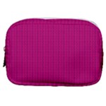 Purple Lego Texture Macro, Purple Dots Background Make Up Pouch (Small)