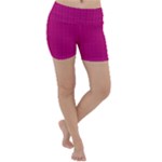 Purple Lego Texture Macro, Purple Dots Background Lightweight Velour Yoga Shorts