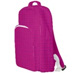 Purple Lego Texture Macro, Purple Dots Background Double Compartment Backpack