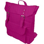 Purple Lego Texture Macro, Purple Dots Background Buckle Up Backpack