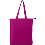 Purple Lego Texture Macro, Purple Dots Background Double Zip Up Tote Bag