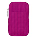 Purple Lego Texture Macro, Purple Dots Background Waist Pouch (Small)