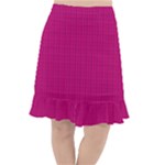 Purple Lego Texture Macro, Purple Dots Background Fishtail Chiffon Skirt