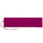 Purple Lego Texture Macro, Purple Dots Background Roll Up Canvas Pencil Holder (L)