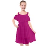 Purple Lego Texture Macro, Purple Dots Background Kids  Cut Out Shoulders Chiffon Dress