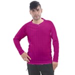 Purple Lego Texture Macro, Purple Dots Background Men s Pique Long Sleeve T-Shirt