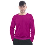 Purple Lego Texture Macro, Purple Dots Background Men s Long Sleeve Raglan T-Shirt