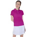 Purple Lego Texture Macro, Purple Dots Background Women s Polo T-Shirt