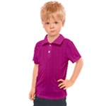 Purple Lego Texture Macro, Purple Dots Background Kids  Polo T-Shirt