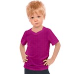 Purple Lego Texture Macro, Purple Dots Background Kids  Sports T-Shirt